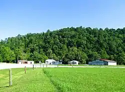 Buildings at the intersection of SR 56 and SR 151 in North Springs