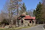 Osgood Hill Gatehouse (1886), North Andover, Massachusetts.