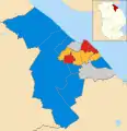 2003 results map