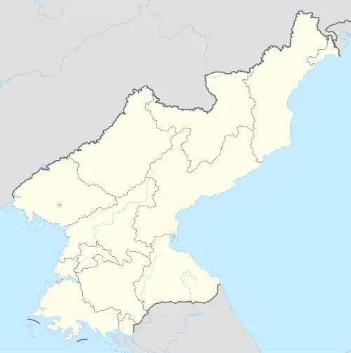 Hoeryong is located in North Korea