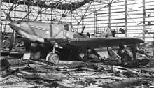 An abandoned NKPAF Ilyushin Il-10 captured by UN forces at Kimpo airfield in September 1950.