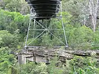 Steel trestle northern end