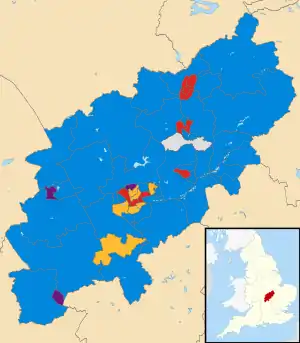 2013 results map