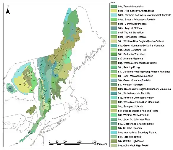 Northeastern Highlands Level IV