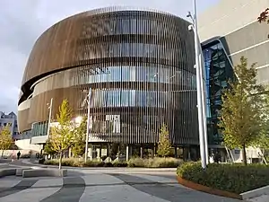 Exterior of ISEC in 2020