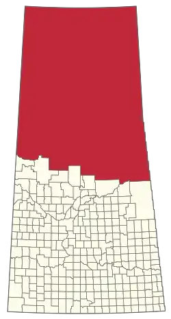 Location within Saskatchewan