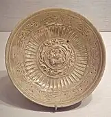 Northern Zhou dish inspired by Western metalwork, 557–581.