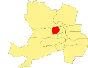 Location of the ward