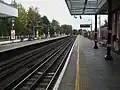 Northbound platform looking east