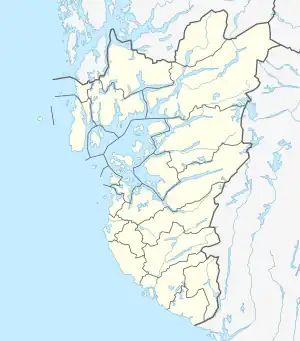 Sandsfjorden is located in Rogaland