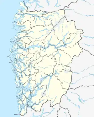 Alverstraumen is located in Vestland