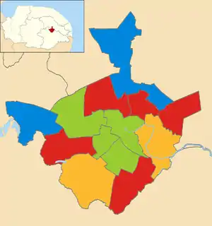 2007 results map