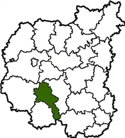 Raion location in Chernihiv Oblast