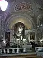 Interior view of Notre-Dame-de-Bon-Secours Chapel, Montreal, Quebec