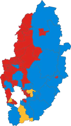 2001 results map