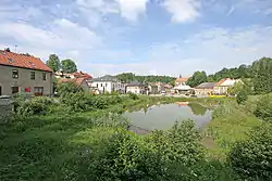 View towards the Nové Hrady Castle