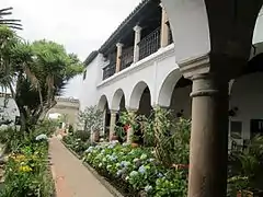 Archway and patio