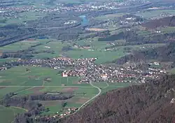 Nußdorf am Inn seen from Kranzhorn