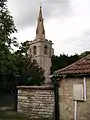 The Church of St Mary the Virgin viewed from the nearby road.