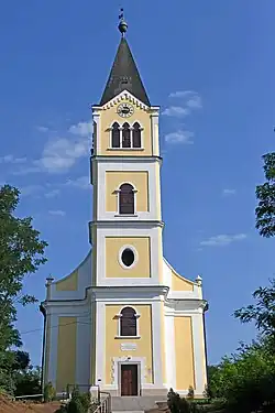 Reformed church in Nyírbogát,