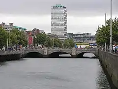 O'Connell Bridge viewed from the west