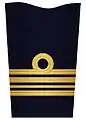 2. Sleeve insignia for a lieutenant commander (1987–2003)