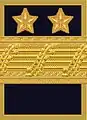 Flight suit sleeve insignia for a lieutenant general(?–1972)