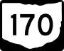 State Route 170 marker