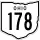 State Route 178 marker