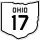 State Route 17 marker