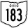 State Route 183 marker