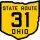 State Route 31 marker