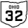 State Route 32 marker