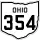 State Route 354 marker