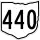 State Route 440 marker