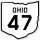 State Route 47 marker