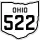 State Route 522 marker