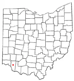 Location of Batavia, Ohio