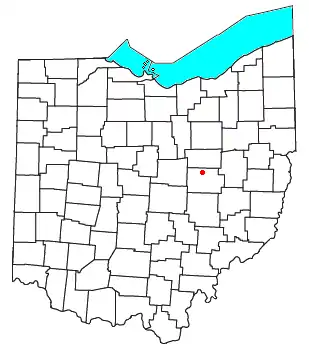 Location of Blissfield, Ohio