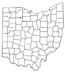 Location of Bloomdale, Ohio