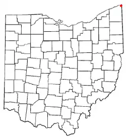 Location of Conneaut, Ohio