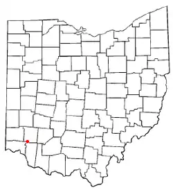 Location of Loveland Park, Ohio