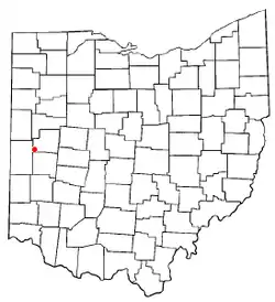 Location of Russia, Ohio