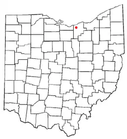 Location of South Amherst, Ohio