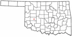 Location in the State of Oklahoma