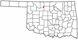 Location of Goltry, Oklahoma