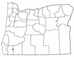 Location of Harbeck-Fruitdale, Oregon