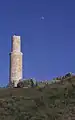 Ruined Ottoman minaret in the old part of Van city