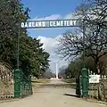 Entrance to Oakland Cemetery 2001