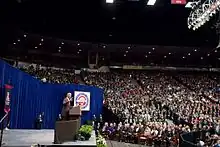 President Barack Obama speaks in honor of the victims of the 2011 Tucson shooting